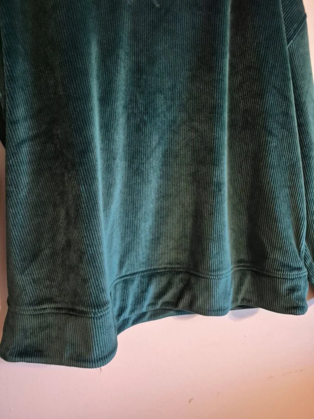 Lou and Grey Emerald Green Velour Matching Two Piece Lounge Set Large